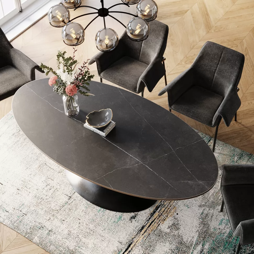 KARE Design Eettafel Possibilita Black 220x120cm Best