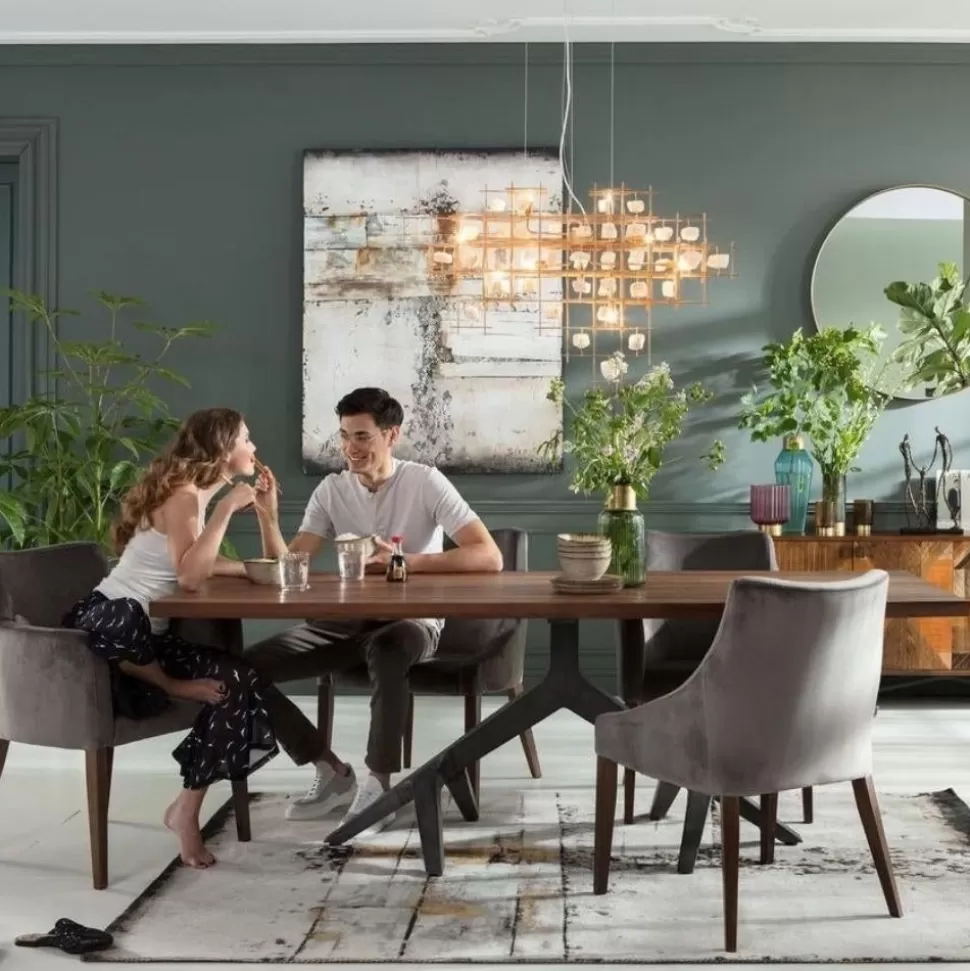 KARE Design Eettafel Roots Dark 220x100cm Cheap