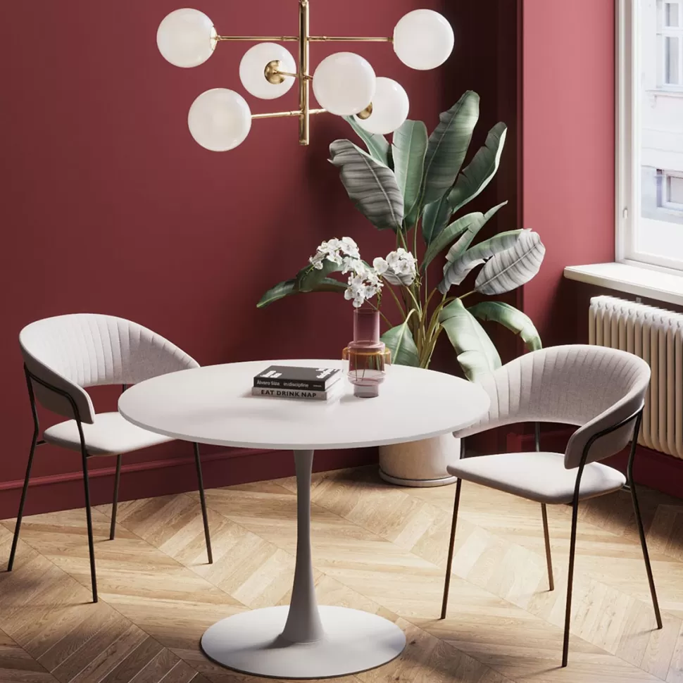 KARE Design Eettafel Schickeria White 110cm Best Sale