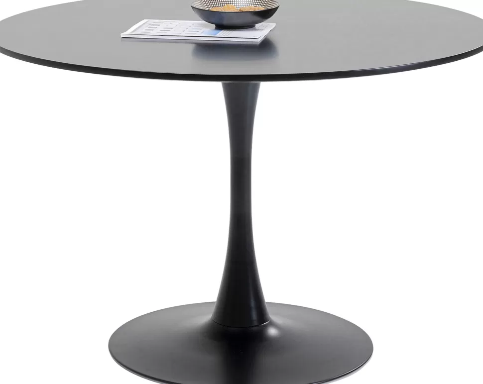 KARE Design Eettafel Schickeria Zwart Ø110cm Cheap
