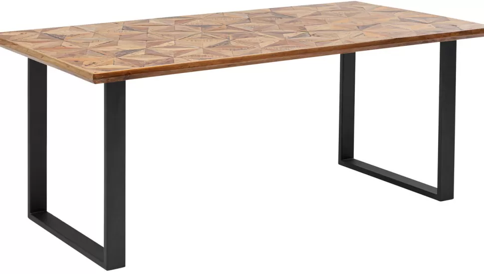 KARE Design Eettafel Starts Zwart 180x90cm Discount