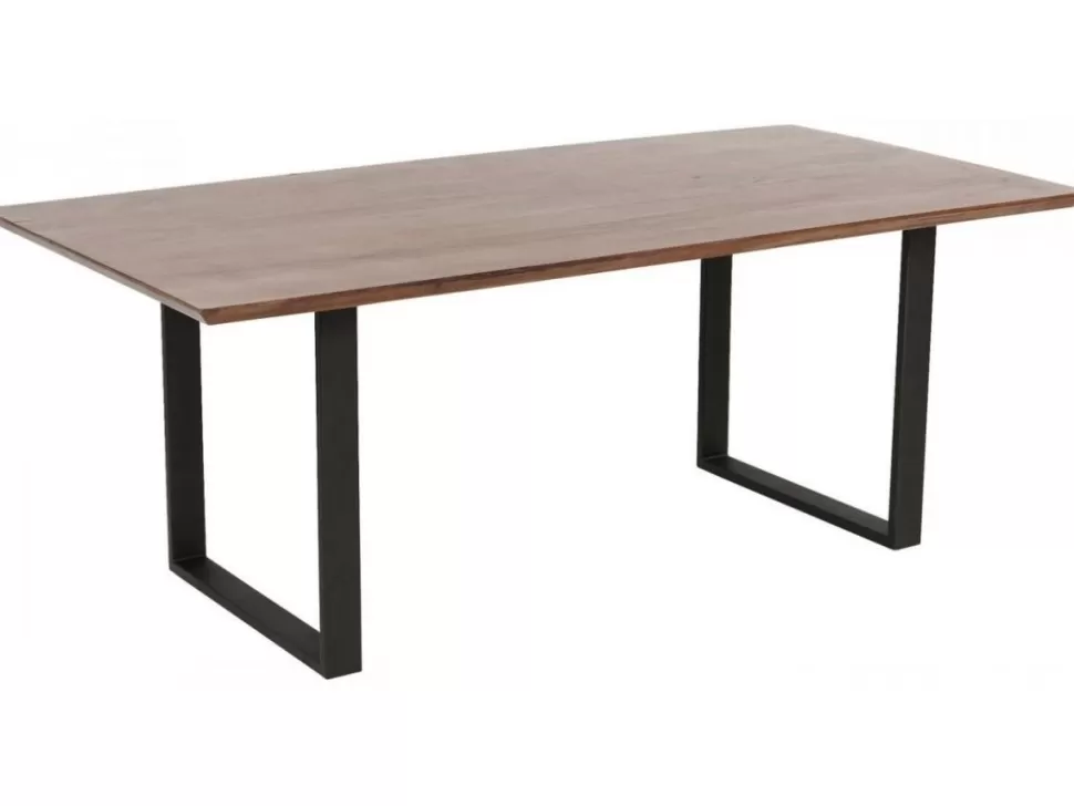 KARE Design Eettafel Symphony Donker Ruwstaal 160x80cm Store