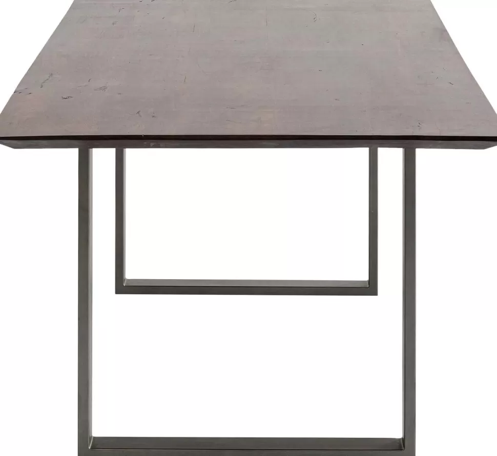 KARE Design Eettafel Symphony Donker Ruwstaal 180x90cm Store