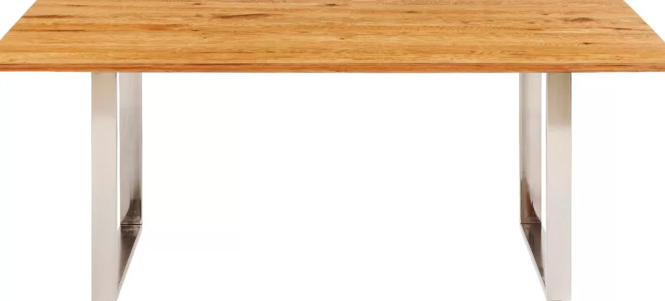 KARE Design Eettafel Symphony Eiken Chroom 200x100cm Sale