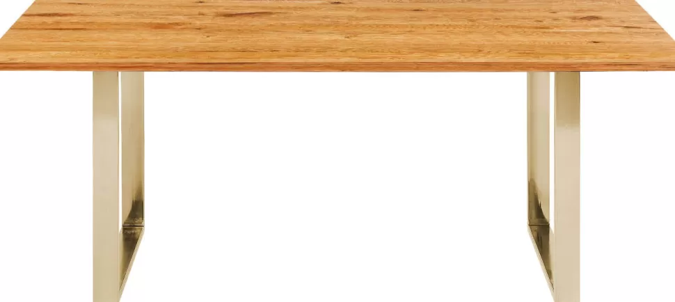 KARE Design Eettafel Symphony Eiken Messing 160x80cm Store