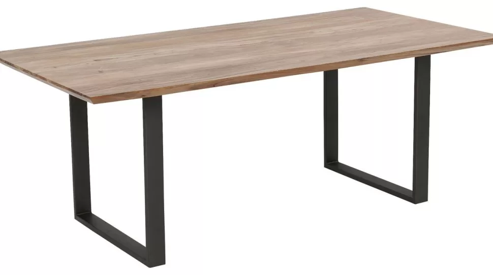 KARE Design Eettafel Symphony Ruwstaal 160x80cm Fashion
