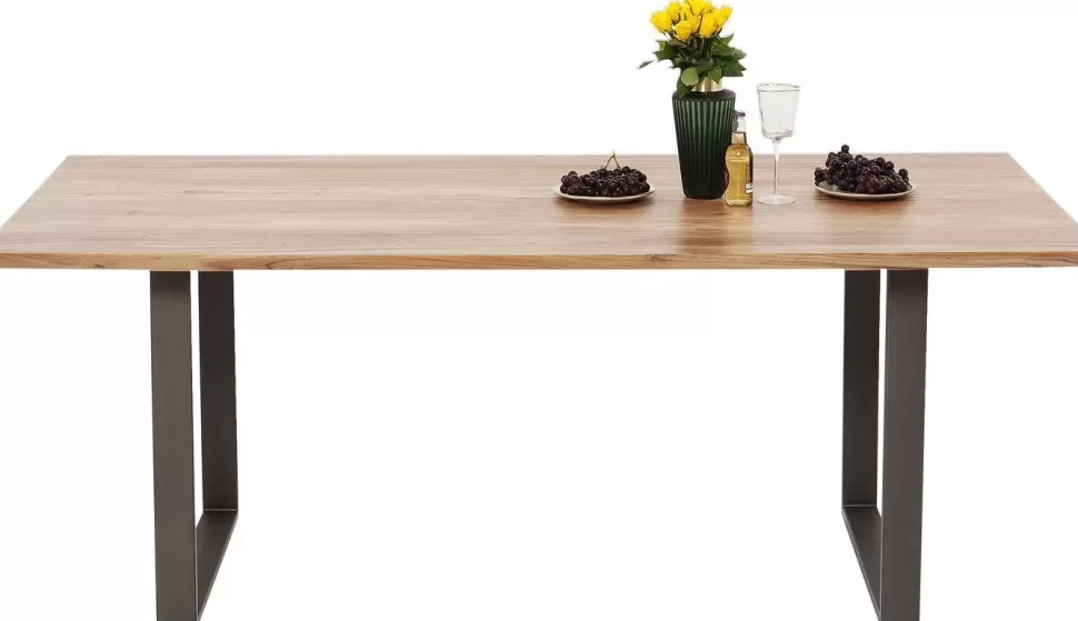 KARE Design Eettafel Symphony Ruwstaal 180x90cm Clearance