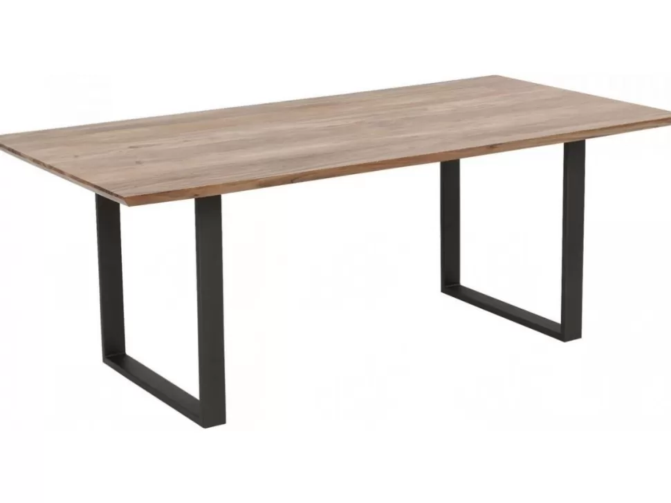 KARE Design Eettafel Symphony Ruwstaal 200x100cm Clearance