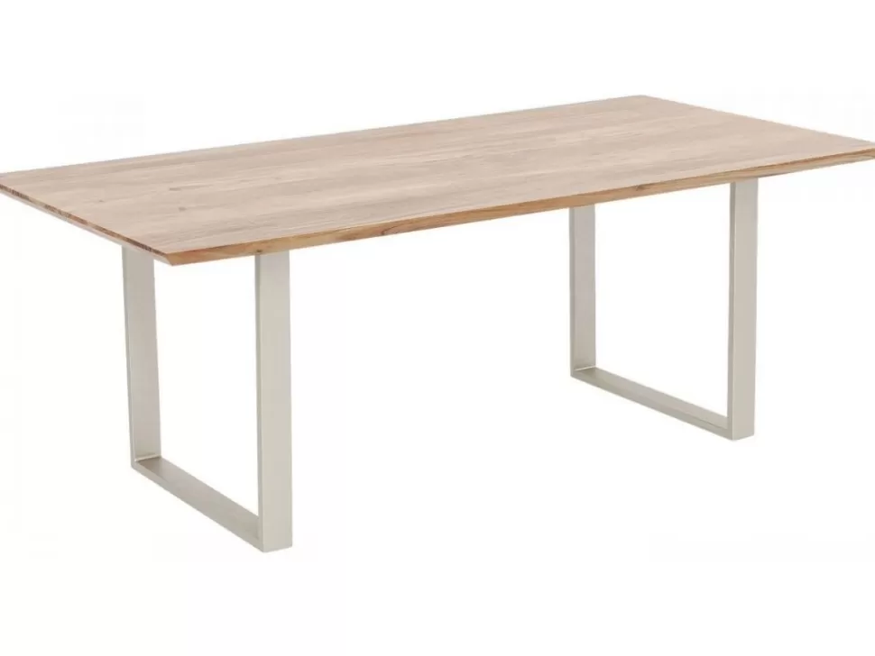 KARE Design Eettafel Symphony Zilver 200x100cm Outlet