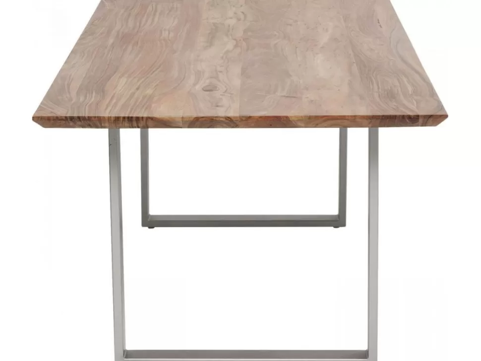 KARE Design Eettafel Symphony Zilver 200x100cm Outlet