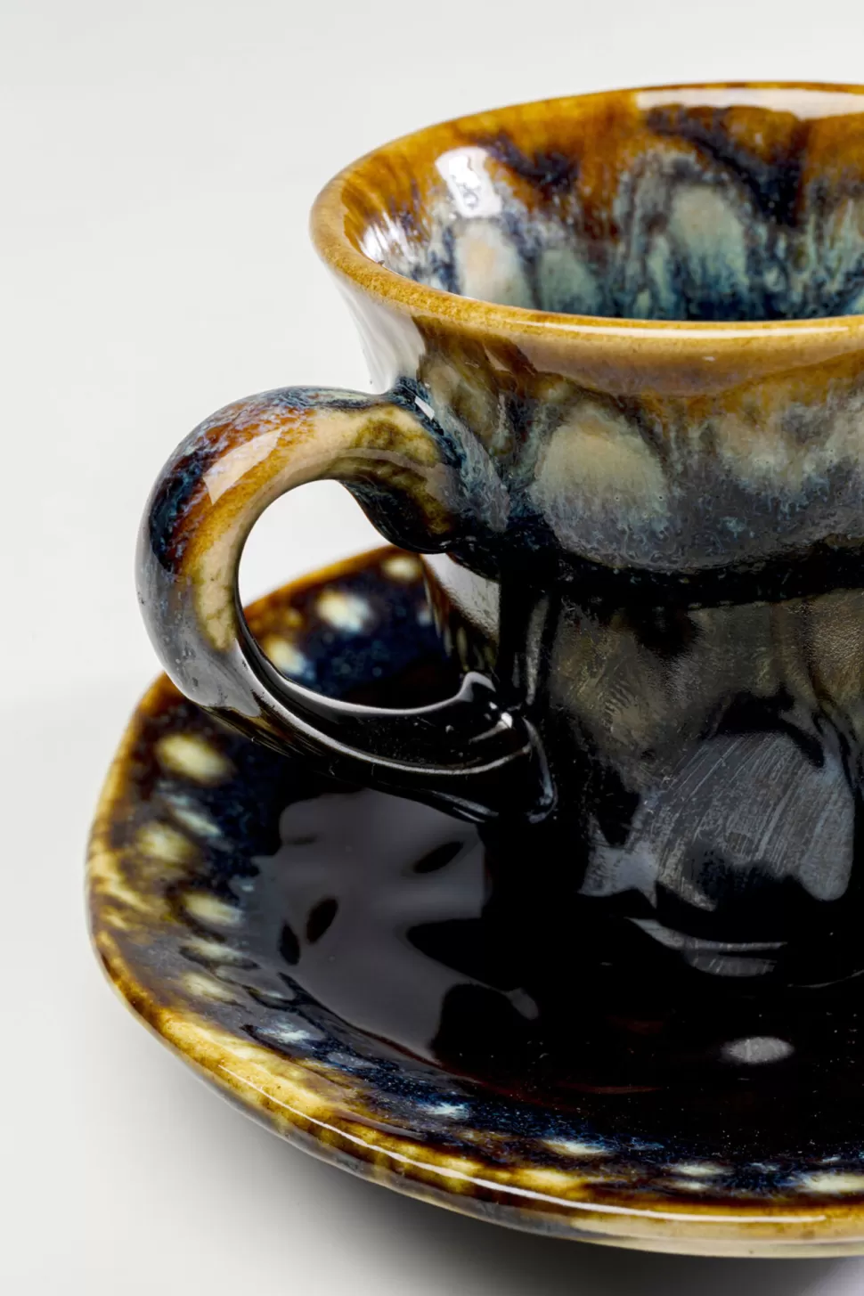 KARE Design Espresso Mok Lio Dark Blue (2/part) Best Sale