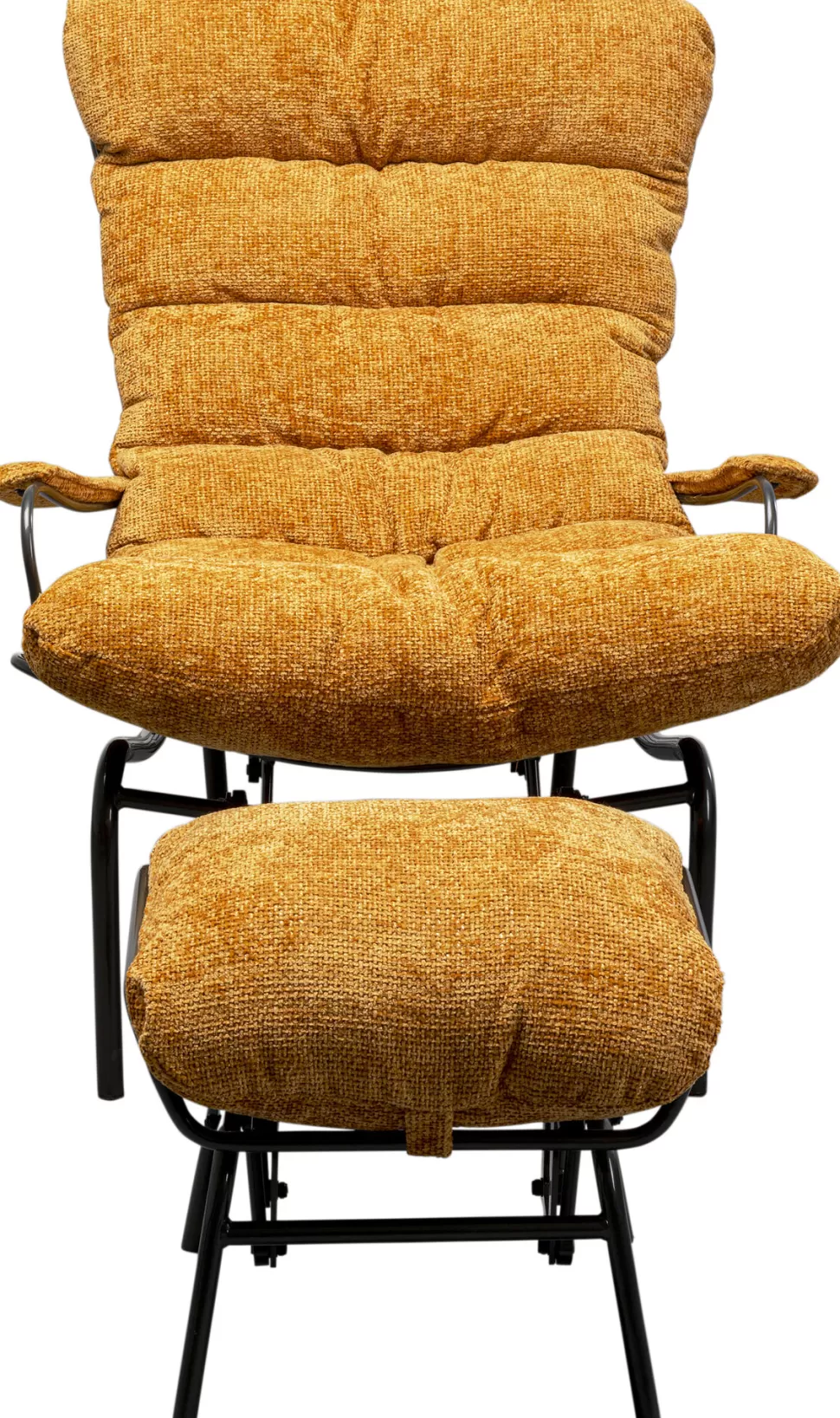 KARE Design Fauteuil + Hocker Vienna Swing Yellow Shop