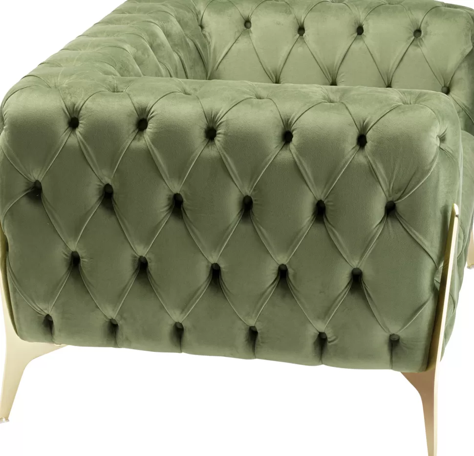 KARE Design Fauteuil Bellissima Velvet Green 120cm Fashion