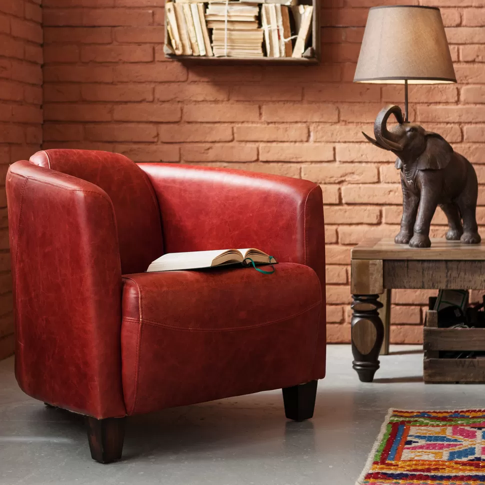 KARE Design Fauteuil Cigar Lounge Rood Cheap
