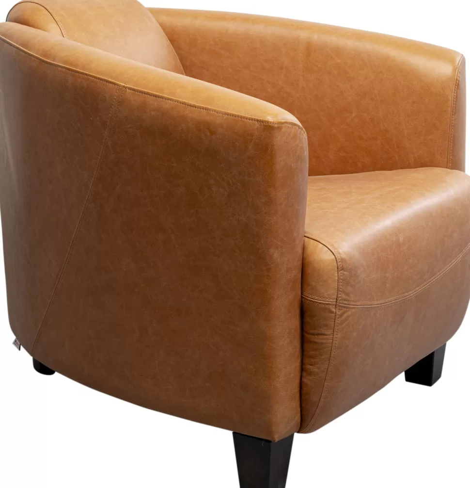 KARE Design Fauteuil Cigar Lounge Smart Leather Light Brown Best Sale