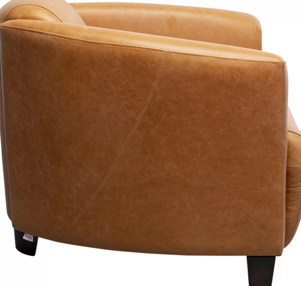 KARE Design Fauteuil Cigar Lounge Smart Leather Light Brown Best Sale