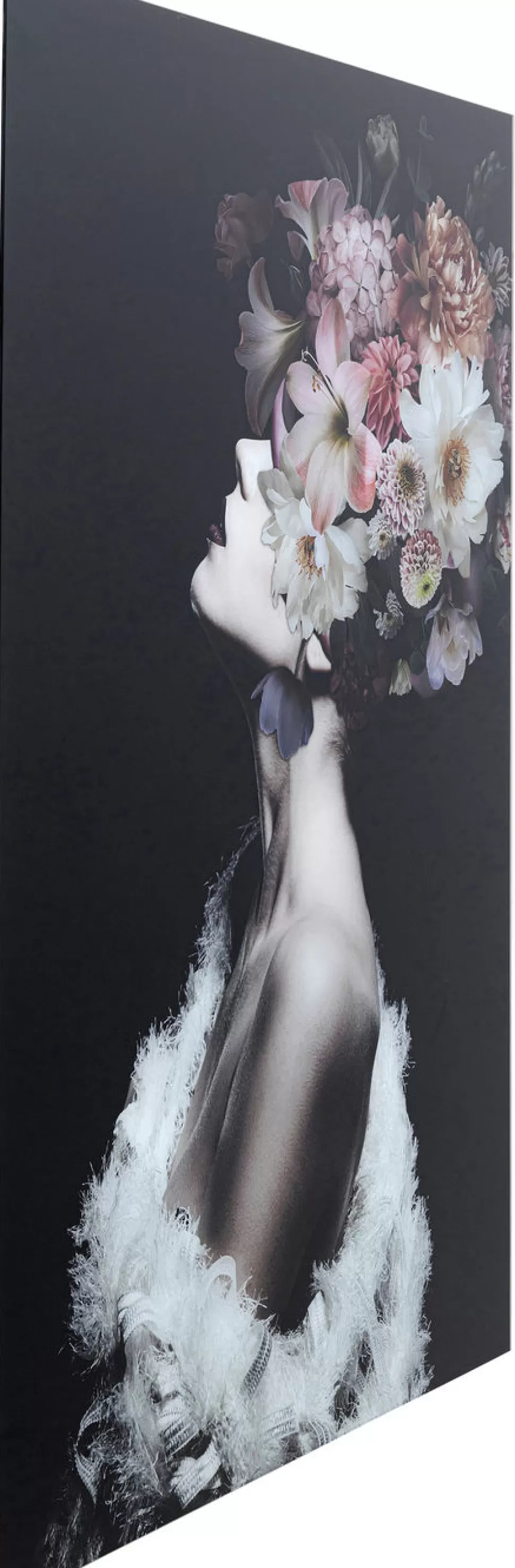 KARE Design Glasschilderij Flowery Beauty 80x120cm Store