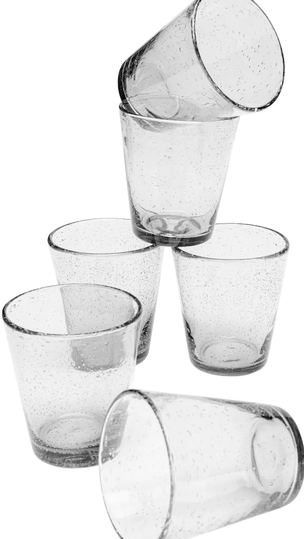 KARE Design Glazen-Set Bubble Helder (6 Stuks) Flash Sale