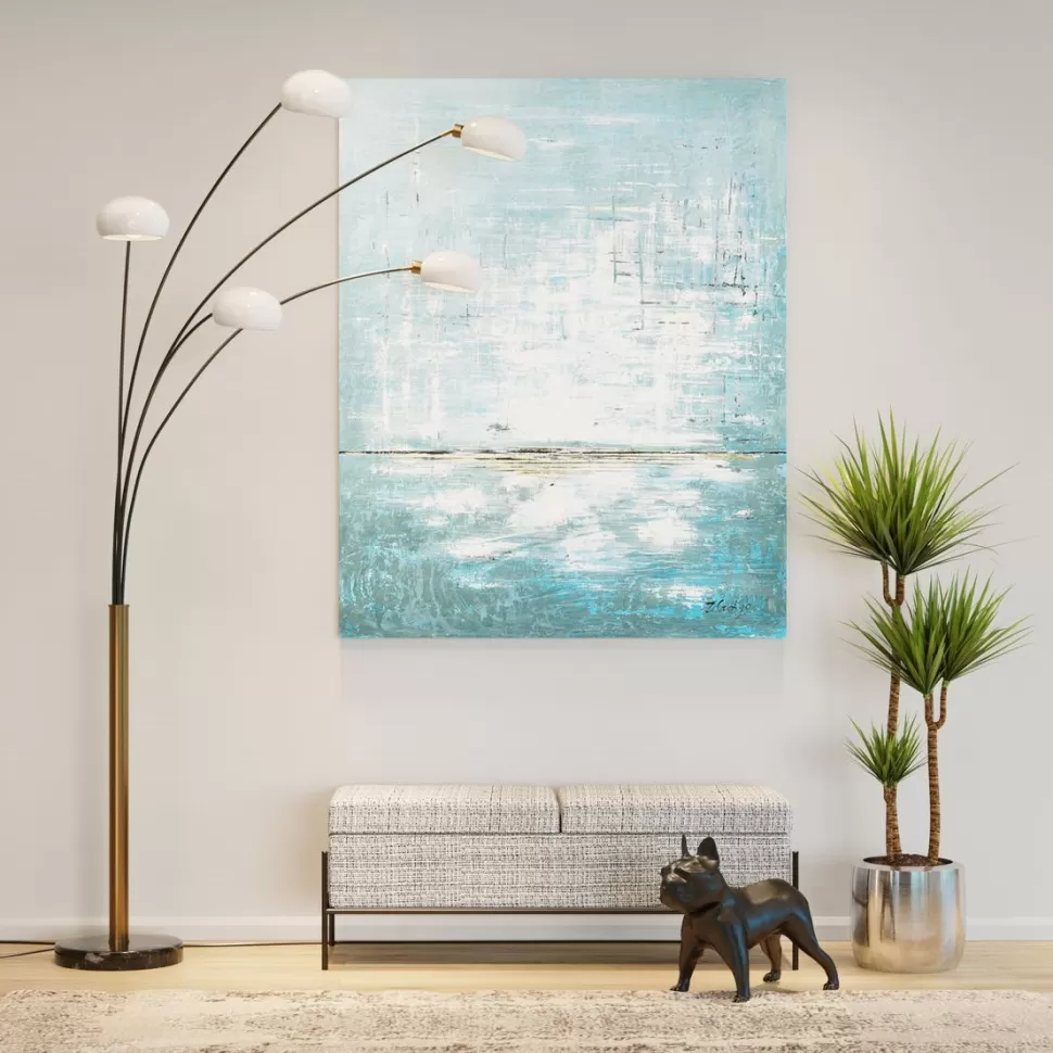 KARE Design Halbank Buttons Met Opslag B&W Groot Outlet