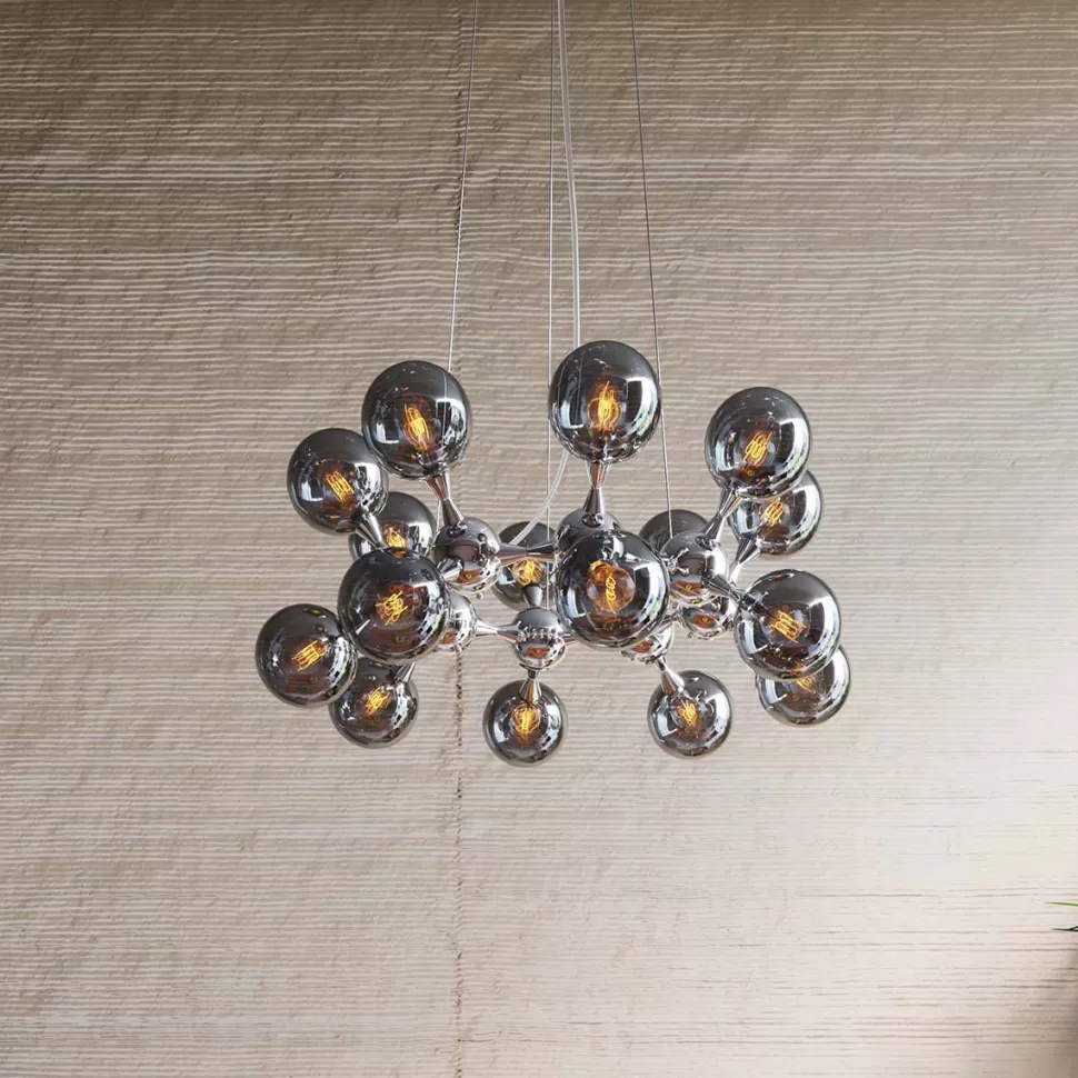 KARE Design Hanglamp Atomic Balls Silver Ø74cm Shop