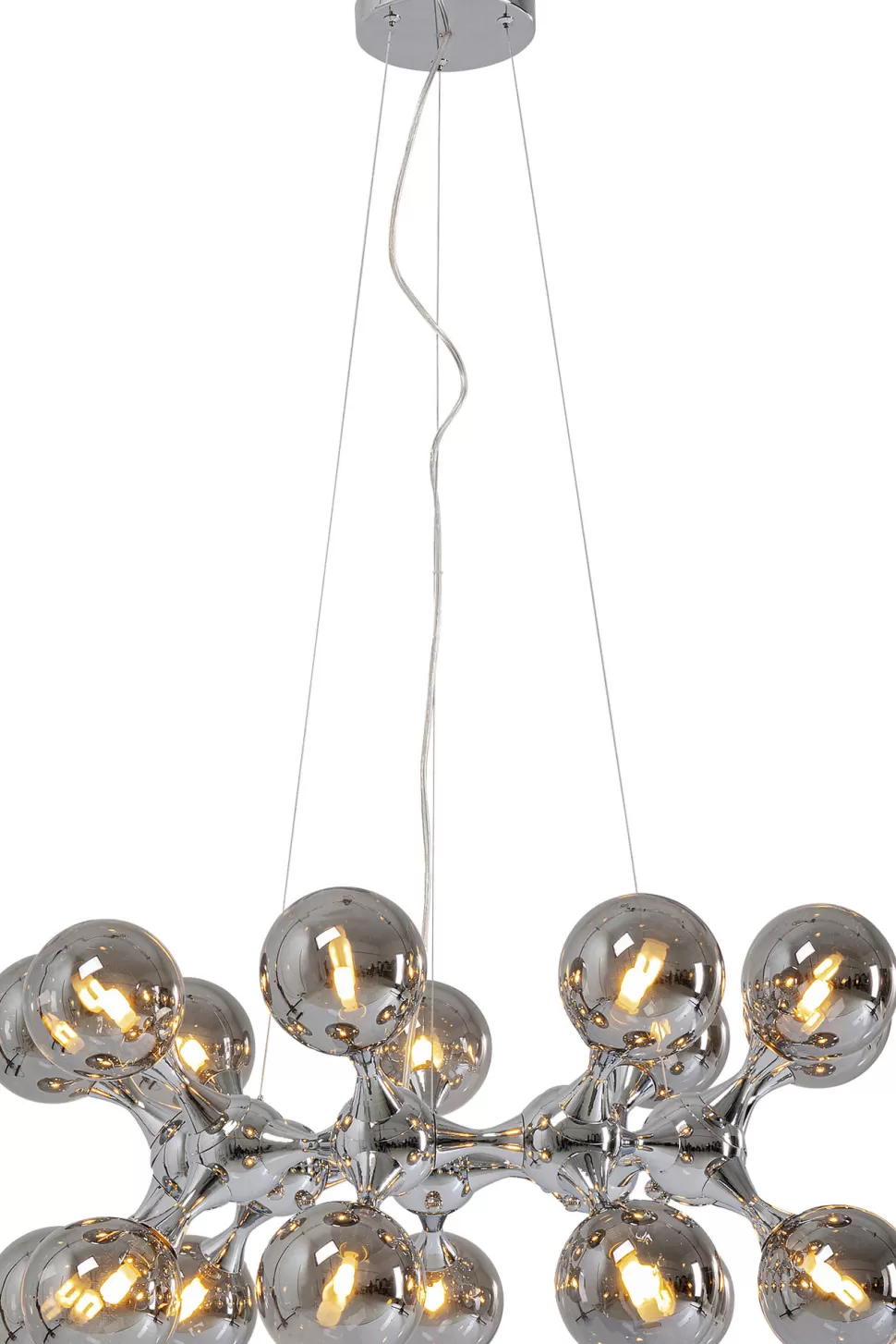 KARE Design Hanglamp Atomic Balls Silver Ø74cm Shop