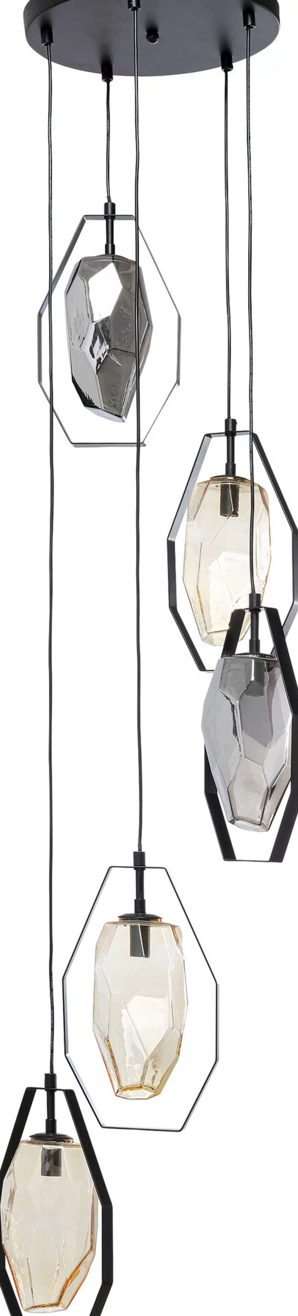 KARE Design Hanglamp Diamond Fever Spiral Black 42cm New