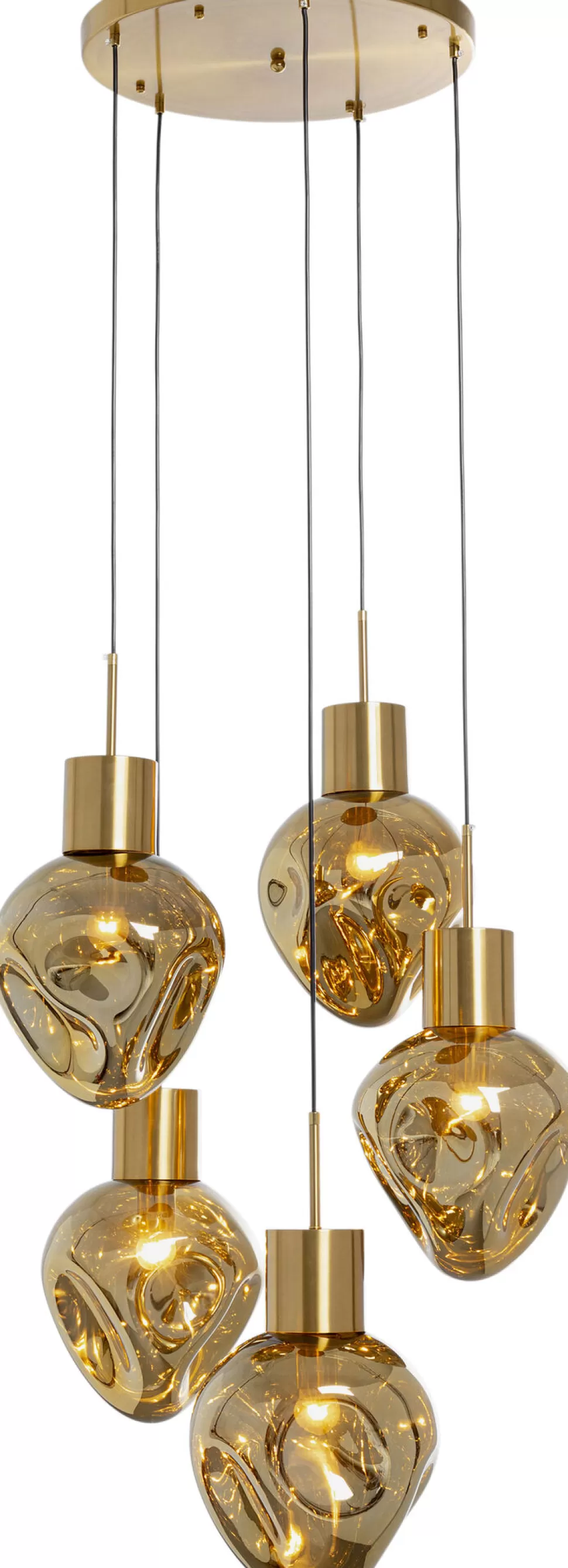 KARE Design Hanglamp Supernova Amber Cinque 50cm Flash Sale
