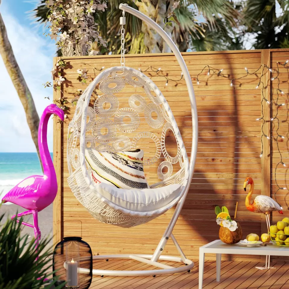 KARE Design Hangstoel Ibiza Wit Store