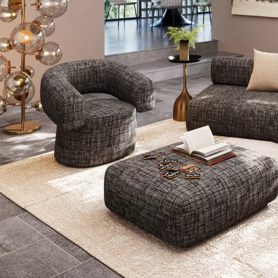 KARE Design Hocker Bow 100x100cm Hot