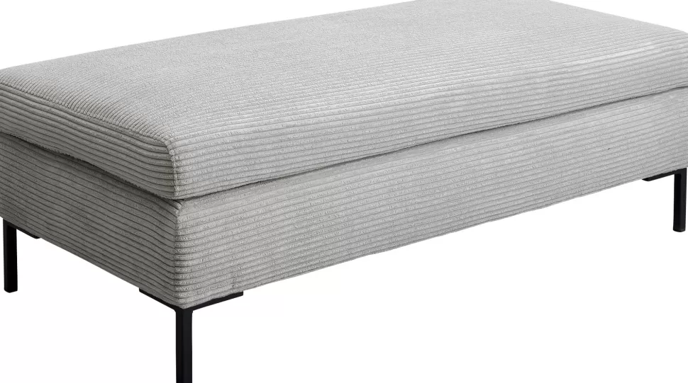 KARE Design Hocker Gianni Cord Grey Hot