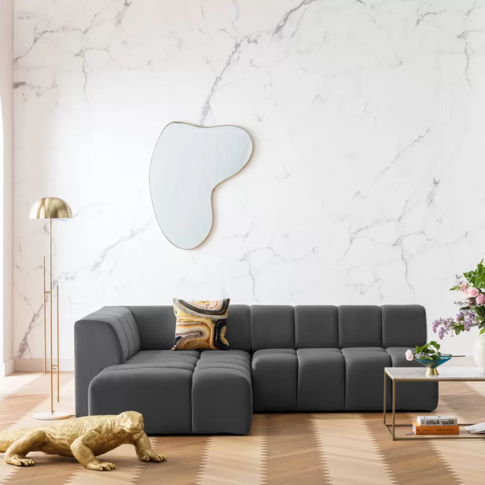 KARE Design Hoekbank Belami Grijs Links Outlet
