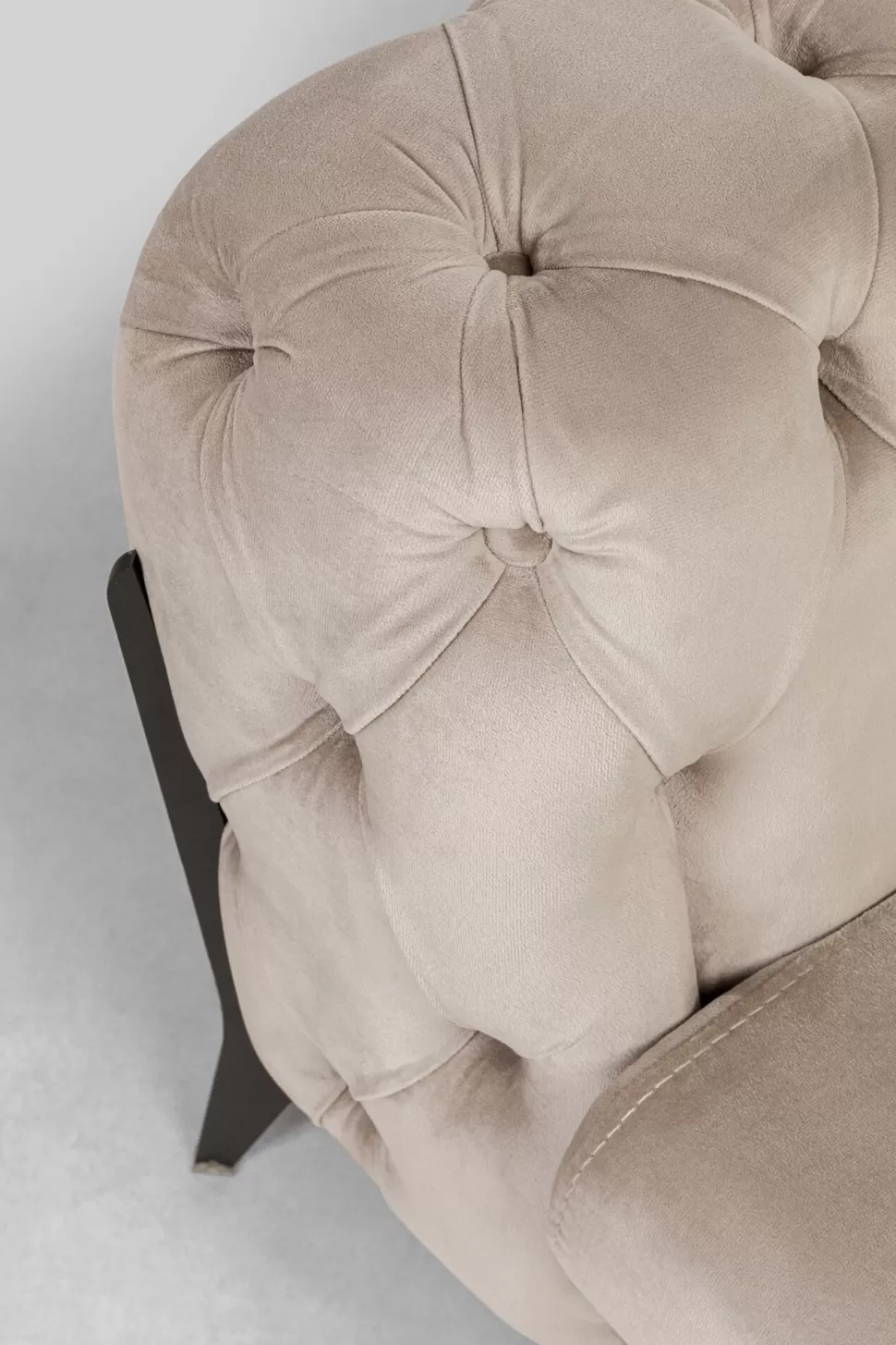 KARE Design Hoekbank Bellissima Velvet Taupe Right Shop