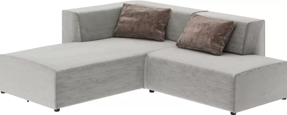 KARE Design Hoekbank Infinity Boston Grijs 237cm New