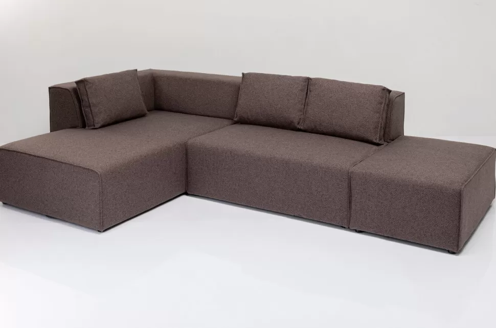 KARE Design Hoekbank Infinity Dolce Bruin Links Flash Sale