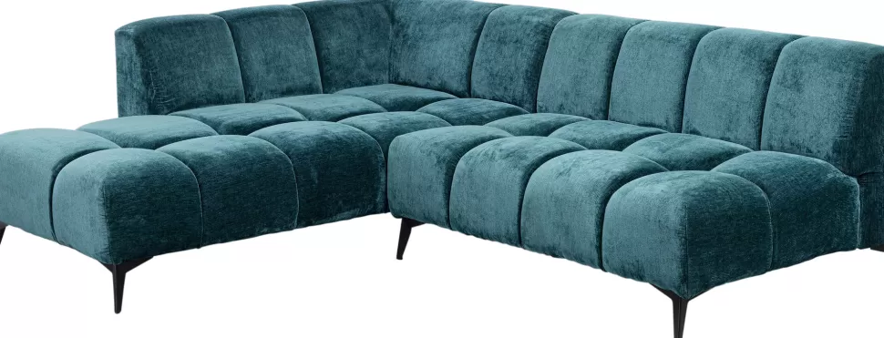 KARE Design Hoekbank Nia Glam Dark Green Left 250cm Sale