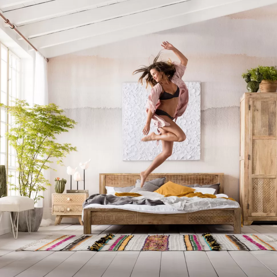 KARE Design Houten Bed Puro 160x200cm New