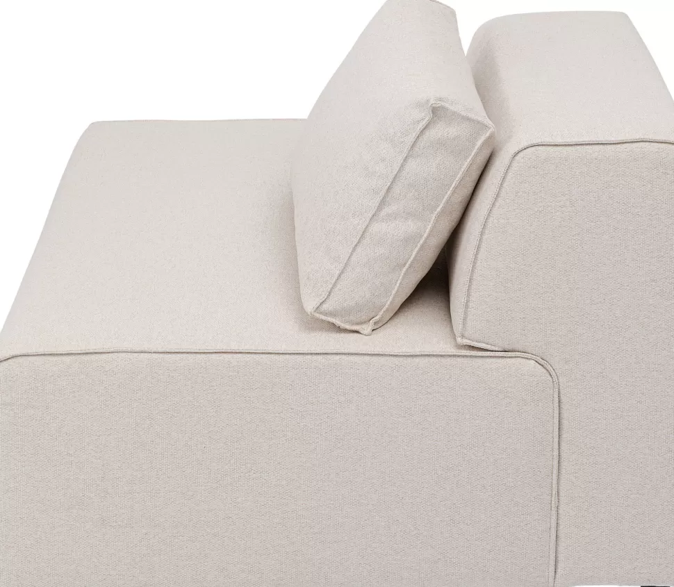 KARE Design Infinity Ottomane Semi Elements Cream Left 120cm Fashion