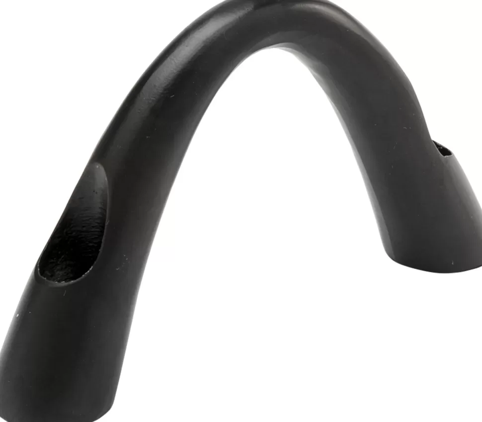 KARE Design Kaarsenhouder Bow Duo Zwart 13cm Hot