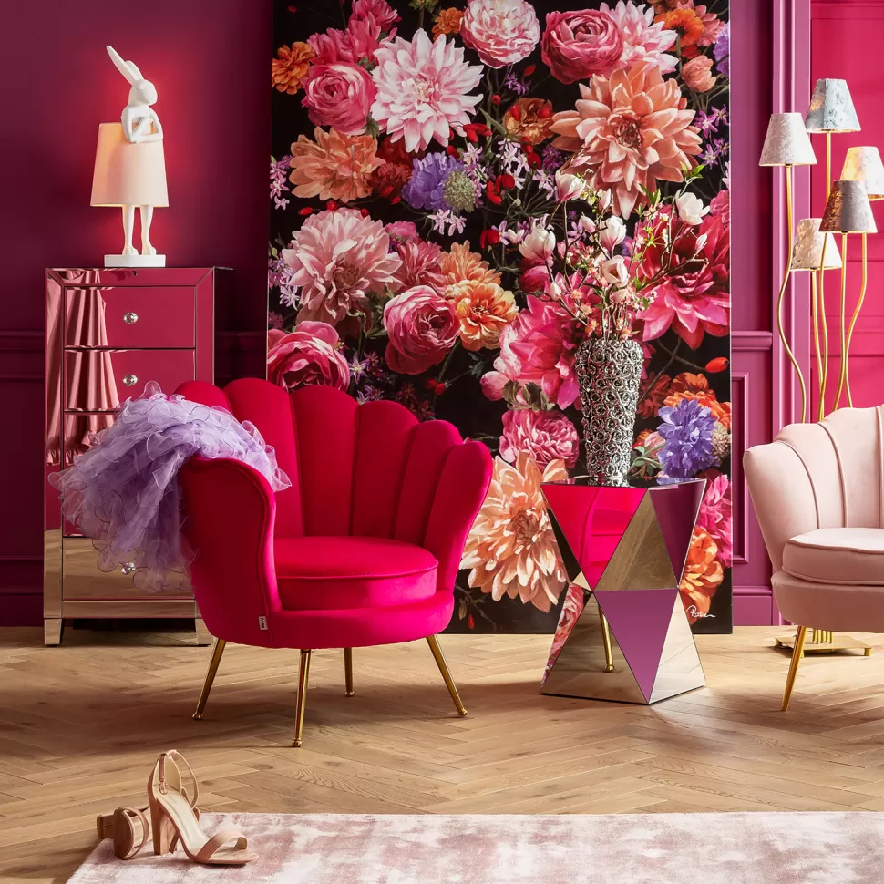 KARE Design Kare Vaas Rose Multi Chroom Klein Store