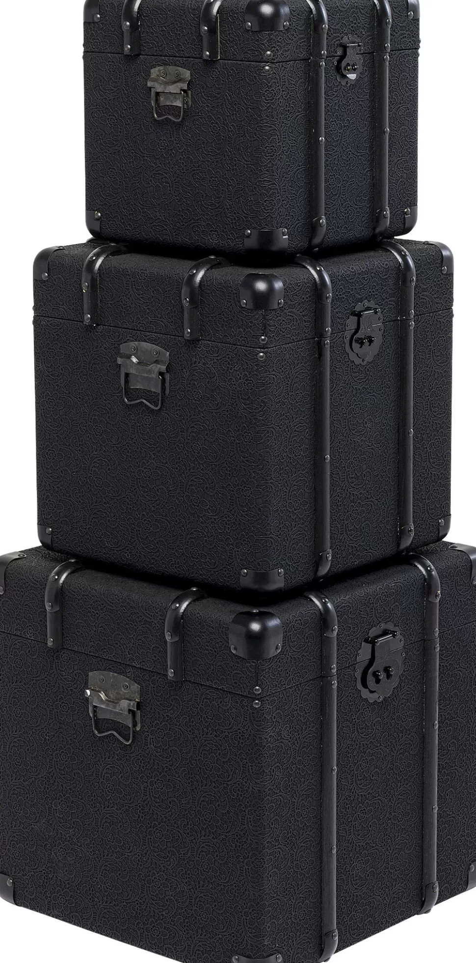 KARE Design Koffer Voyage Black (3/set) New