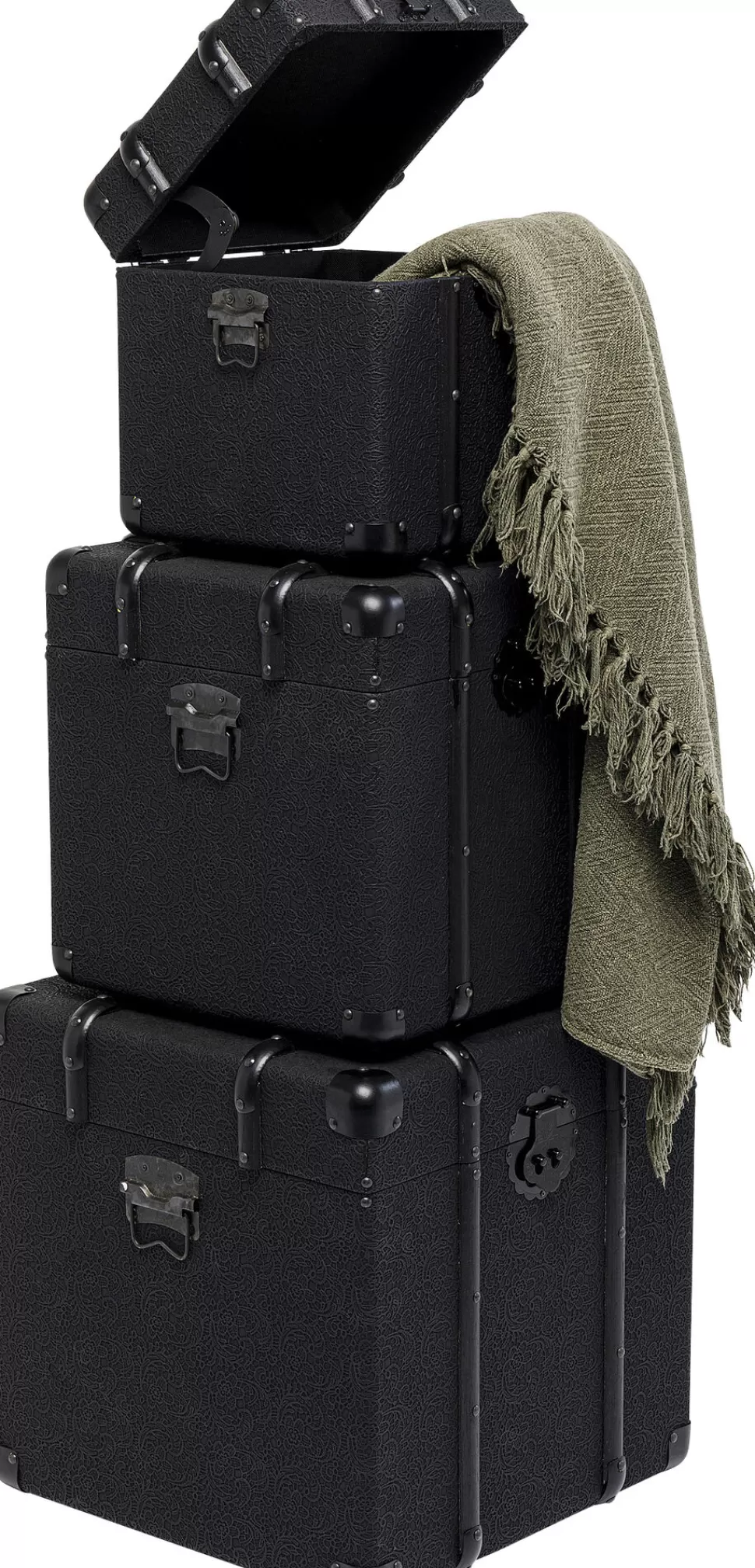 KARE Design Koffer Voyage Black (3/set) New