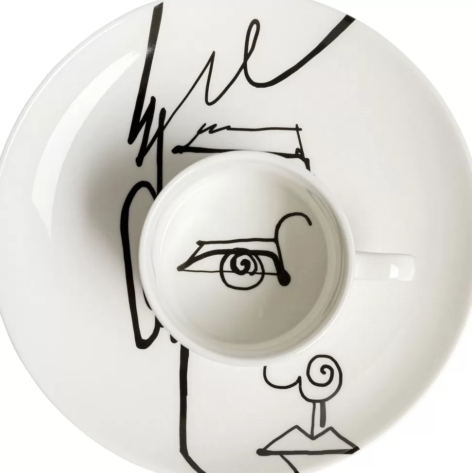 KARE Design Koffiekopje Viso Uomo (2-delig) Store