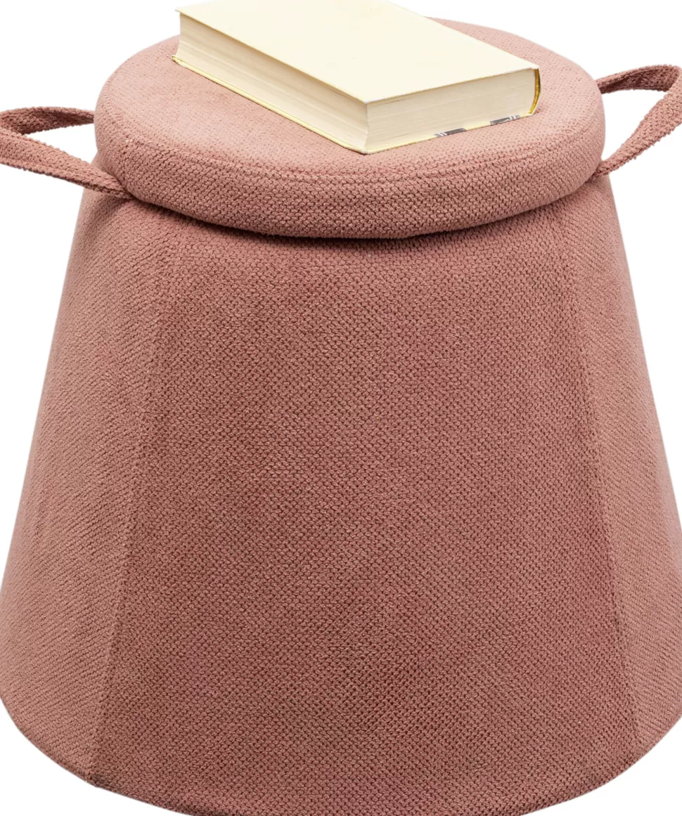 KARE Design Kruk Thimble Storage Roze Ø51cm Hot