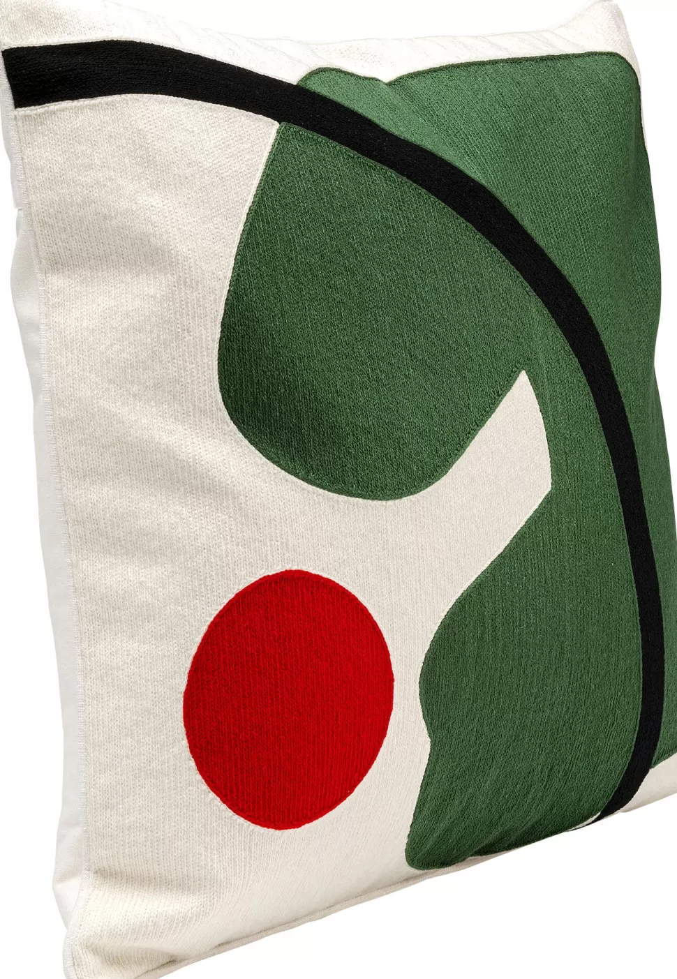 KARE Design Kussen Art Line Groen 50x50cm Best Sale