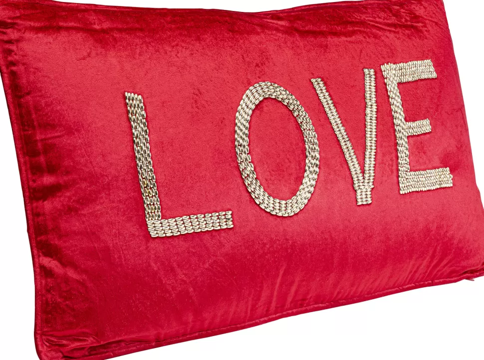 KARE Design Kussen Beads Love Red 36x60cm Best