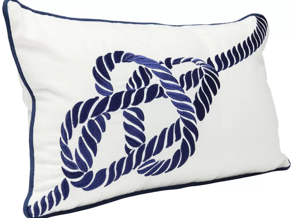 KARE Design Kussen Classy Knot White 28x50 Online