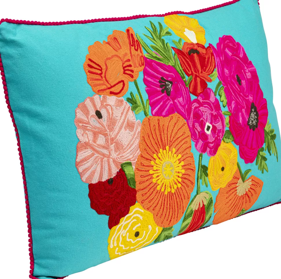 KARE Design Kussen Fiorista Blue 60x40cm Best