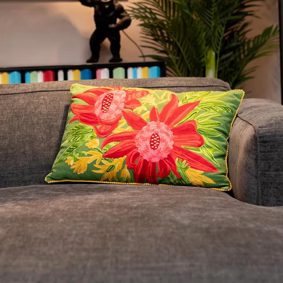 KARE Design Kussen Fiorista Green 60x40cm Store