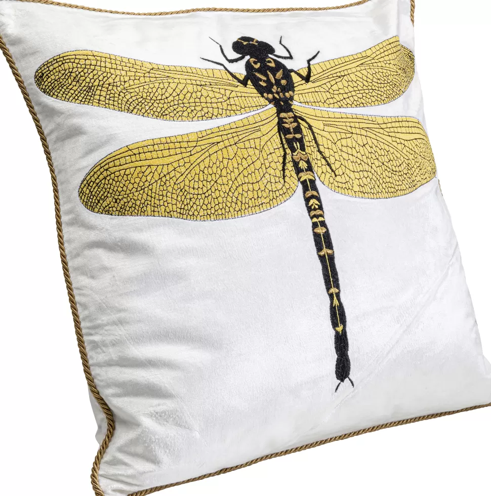 KARE Design Kussen Glitter Dragonfly White 40x40cm Hot
