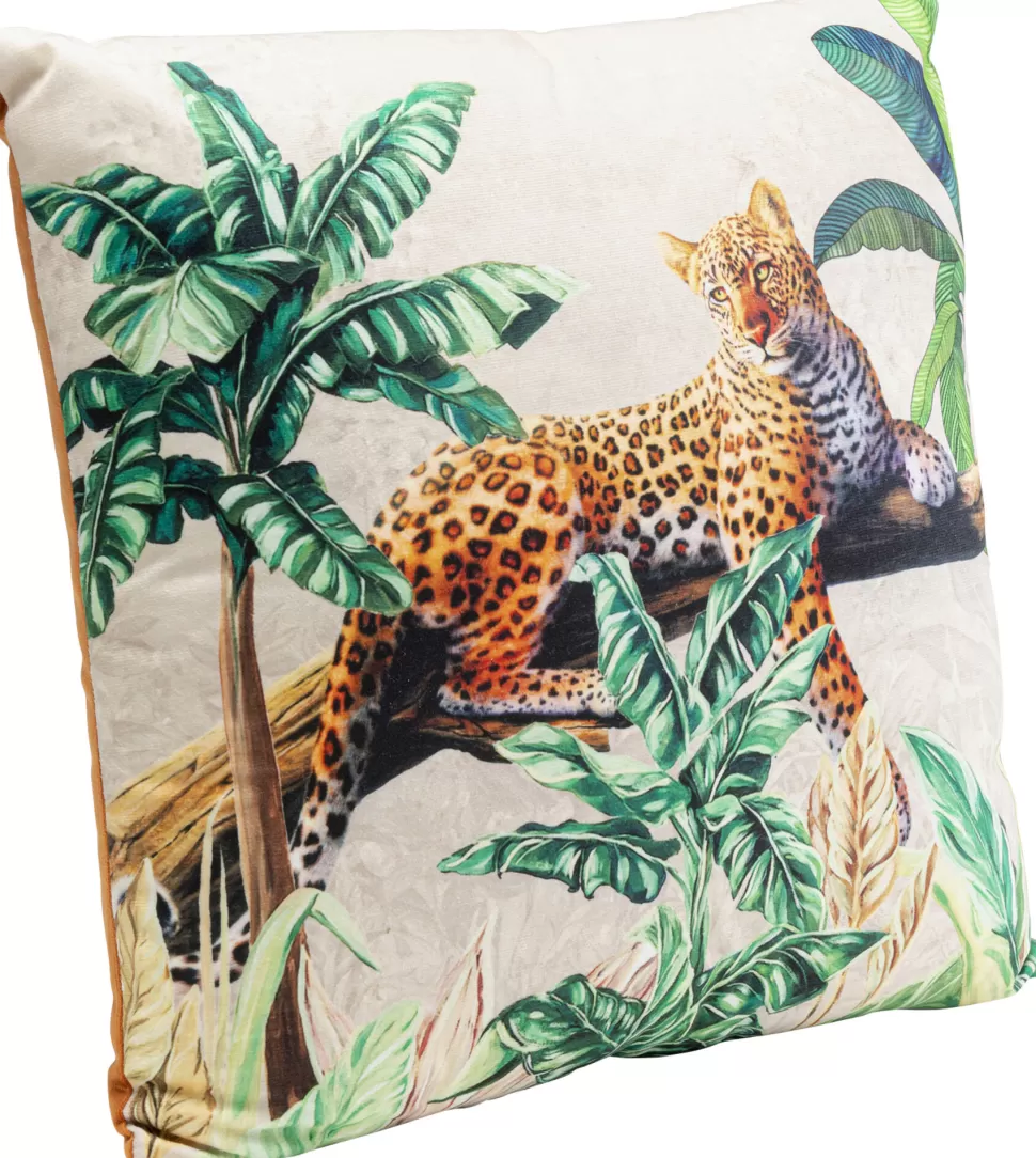 KARE Design Kussen Jungle Leopard 43x43cm Hot